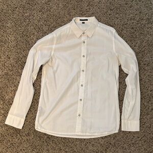 Travis Mathew White Casual Button Down Shirt